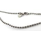 Tiffany and Co. Sterling Silver Bead Chain Dog Tag Necklace