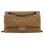 Chanel Bronze Caviar Quilted Leather 2.55 Reissue 225 Medium Flap Bag 225