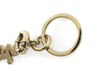 Lanvin Goldtone Logo Keyring Bag Charm