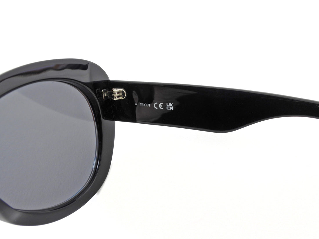 Emilio Pucci Multicolor Stripe Oversized Cat Eye Sunglasses EP 232 9A