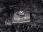By The Namesake Black Striped Tigrado Shearling Lined Toro Leather Prince Jacket - 42