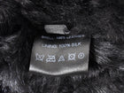 By The Namesake Black Striped Tigrado Shearling Lined Toro Leather Prince Jacket - 42