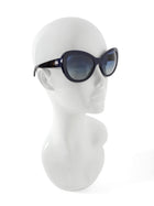 Chanel CC Cat Eye Navy Blue and Tortoiseshell Sunglasses 5321