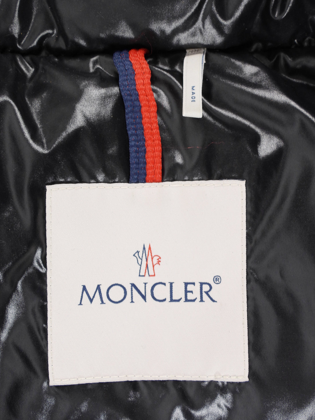 Moncler Black Laque Nylon Ghany Down Filled Vest - 3 / L