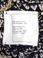 Chanel Navy Brown Beige 11P Knit Chain Jacket and Dress 2pcs - 36 / 38