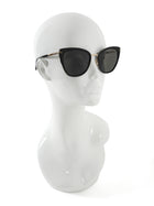 Tom Ford Black Gold Simona Cat Eye Sunglasses TF717 01A