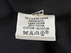 Hermes Black Vintage Wool Blend Trench Coat - FR 44 / US 10