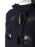 Burberry London Navy Harrowgate Wool Hooded Duffle Coat - 36 / US 2