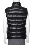 Moncler Black Laque Nylon Ghany Down Filled Vest - 3 / L