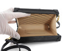 Louis Vuitton Black Epi Leather Petite Malle Trunk Box Bag