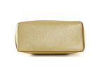 Loewe Mini Puzzle Edge Gold Metallic Leather Two Way Bag