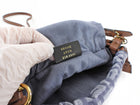 Fendi Blue Denim FF Jacquard Mamma Baguette Small Two Way Bag Small