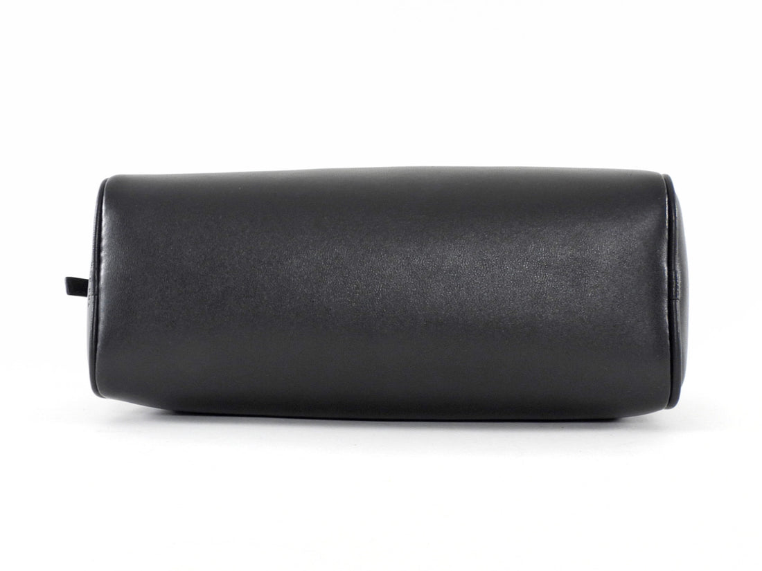 The Row Black Lambskin Leather 90's Leather Shoulder Bag Mini 21cm