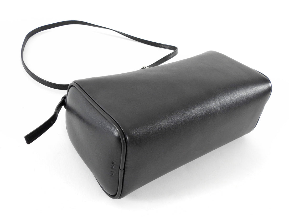 The Row Black Lambskin Leather 90's Leather Shoulder Bag Mini 21cm