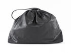 The Row Black Angy Calfskin Leather Drawstring Shoulder Bag