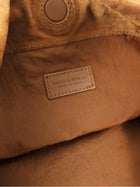 Bottega Veneta Giorno Brown Suede Intrecciato Woven Leather Shoulder Bag