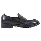 Officine Creative Navy Diary 001 Novak Leather Penny Loafers - 39