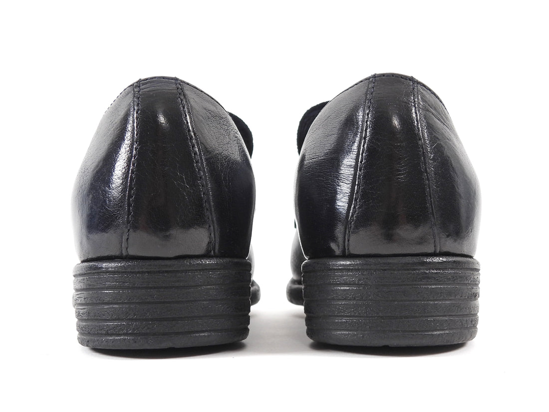 Officine Creative Navy Diary 001 Novak Leather Penny Loafers - 39