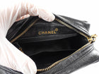 Chanel Black Vintage 1991 Quilted Lambskin Bijoux Flap Tassel Camera Bag Mini
