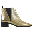 Acne Studios Gold Jensen Metallic Leather Pointed Chelsea Boots - 38