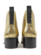 Acne Studios Gold Jensen Metallic Leather Pointed Chelsea Boots - 38