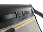 Hermes 2025 Herbag Zip Mini 20 Ecru Black Toile Militaire / Vache Hunter GHW