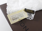 Louis Vuitton White Cotton Broderie Anglaise Pareo Shawl