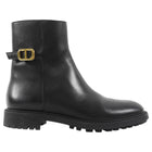 Christian Dior Black 30 Montaigne CD Buckle Ankle Boots - 40