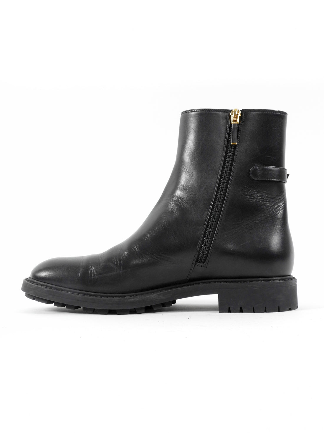 Christian Dior Black 30 Montaigne CD Buckle Ankle Boots - 40