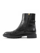Christian Dior Black 30 Montaigne CD Buckle Ankle Boots - 40