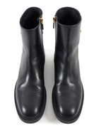 Christian Dior Black 30 Montaigne CD Buckle Ankle Boots - 40