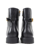 Christian Dior Black 30 Montaigne CD Buckle Ankle Boots - 40