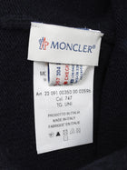Moncler Black Knit Nordic Style Pom Pom Toque Hat