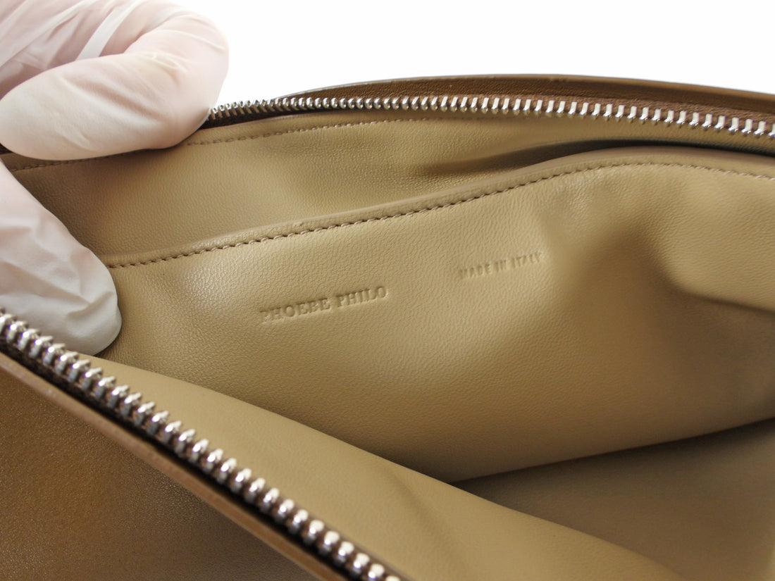 Phoebe Philo Tan Brown Glove Leather Pochette Shoulder Bag