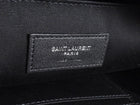 Saint Laurent Black Nylon Cassandre YSL Logo Belt Bag
