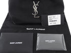 Saint Laurent Black Nylon Cassandre YSL Logo Belt Bag