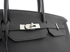 Hermes Birkin 40 Noir Black Togo Leather PHW Bag