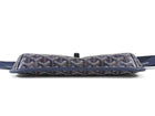 Goyard Navy Coursier Messenger Goyardine Coated Canvas Bag