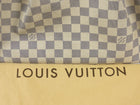 Louis Vuitton White Grey Damier Azur Coated Canvas Siracusa Hobo Bag MM