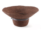 Brunello Cucinelli Brown Raffia Wide Brim Monili Sun Hat