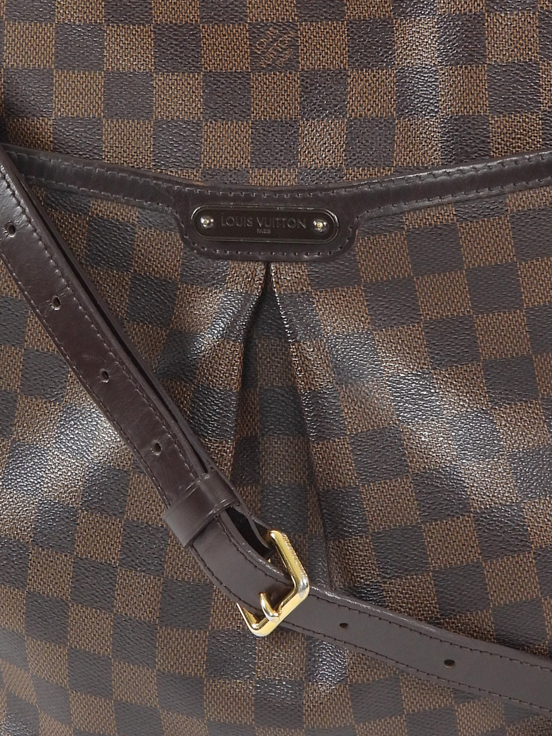 Louis Vuitton Brown Damier Ebene Large Bloomsbury Hobo Bag GM