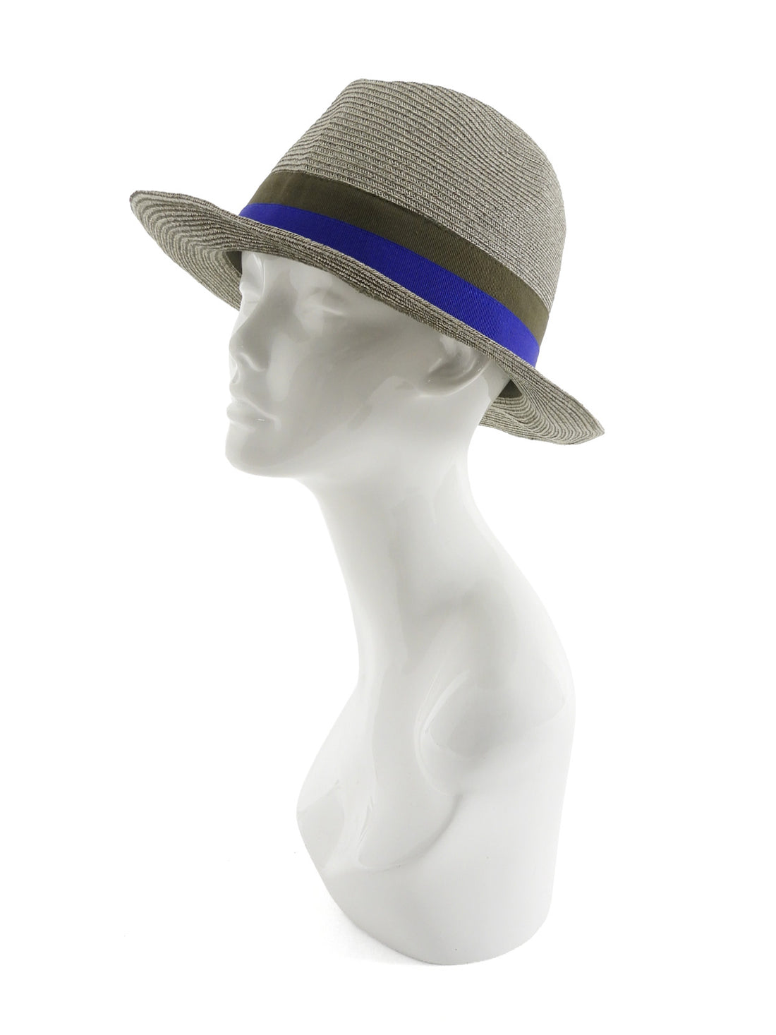 Eres Woven Fedora Brim Grosgrain Ribbon Hat - M