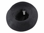 Brunello Cucinelli Black Rabbit Fur Felt Monili Fedora Hat - M