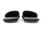 The Row Black Suede Franco Flat Slippers - 36.5