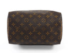 Louis Vuitton Brown Monogram Coated Canvas and Leather Speedy Boston Bag 25