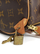 Louis Vuitton Brown Monogram Coated Canvas and Leather Speedy Boston Bag 25