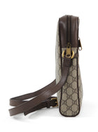 Gucci Brown Medium Monogram Supreme Web Ophidia Messenger Bag