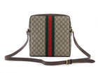 Gucci Brown Medium Monogram Supreme Web Ophidia Messenger Bag