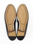 Gucci Jordaan Black Leather Horsebit Loafers - 37