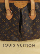 Louis Vuitton Brown Monogram Coated Canvas and Leather Palermo Two Way Bag PM